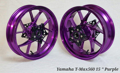 Juego llantas mfz morado 15” tmax 560