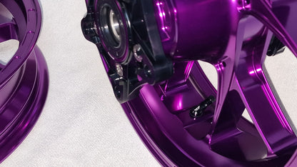 Juego llantas mfz morado 15” tmax 560