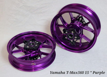 Juego llantas mfz morado 15” tmax 560