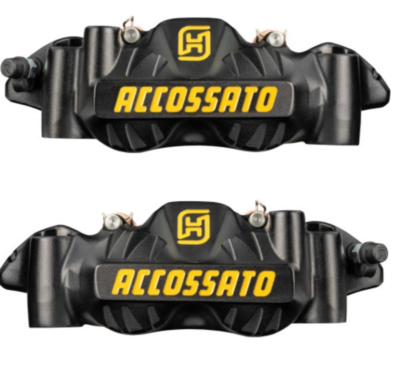 Juego de pinzas de freno radial Accossato forjada monobloque 108 mm